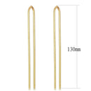 Gold Earrings For Women TK3532 Rose Gold - Stainless Steel Earrings