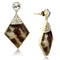 Gold Earrings For Women VL063 Gold - Brass Earrings in Animal pattern