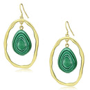 Gold Earrings For Women VL072 Gold - Brass Earrings with Synthetic