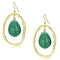 Gold Earrings For Women VL072 Gold - Brass Earrings with Synthetic