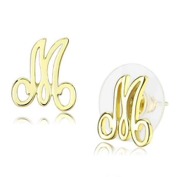 Gold Earrings LO4667 Flash Gold Brass Earrings