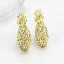 Gold Earrings LO4677 Gold Brass Earrings with Top Grade Crystal