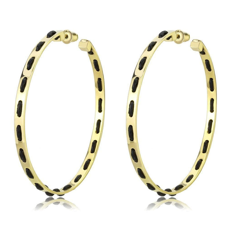 Gold Earrings LO4678 Gold Brass Earrings