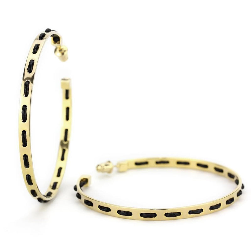Silver Earrings Gold Earrings LO4678 Gold Brass Earrings Alamode Fashion Jewelry Outlet