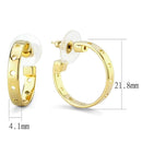 Gold Earrings LO4681 Gold Brass Earrings