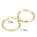 Silver Earrings Gold Earrings LO4682 Gold Brass Earrings Alamode Fashion Jewelry Outlet