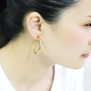 Gold Earrings LO4682 Gold Brass Earrings