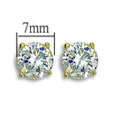 Gold Earrings TK1504 Gold - Stainless Steel Earrings with AAA Grade CZ