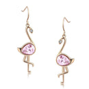 Gold Earrings TK3663 Rose Gold - Stainless Steel Earrings with AAA Grade CZ