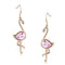 Gold Earrings TK3663 Rose Gold - Stainless Steel Earrings with AAA Grade CZ