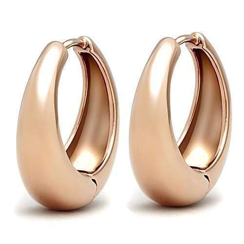 Gold Hoop Earrings TK1489 Rose Gold - Stainless Steel Earrings