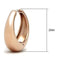 Gold Hoop Earrings TK1489 Rose Gold - Stainless Steel Earrings