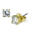 Silver Earrings Gold Stud Earrings LO3958 Gold Brass Earrings with AAA Grade CZ Alamode Fashion Jewelry Outlet