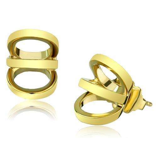 Gold Stud Earrings TK2952 Gold - Stainless Steel Earrings