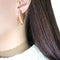 Gold Stud Earrings TK3154 Rose Gold - Stainless Steel Earrings