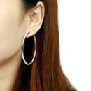 Silver Earrings Hoop Earrings TK413 Stainless Steel Earrings Alamode Fashion Jewelry Outlet