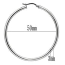 Silver Earrings Hoop Earrings TK413 Stainless Steel Earrings Alamode Fashion Jewelry Outlet