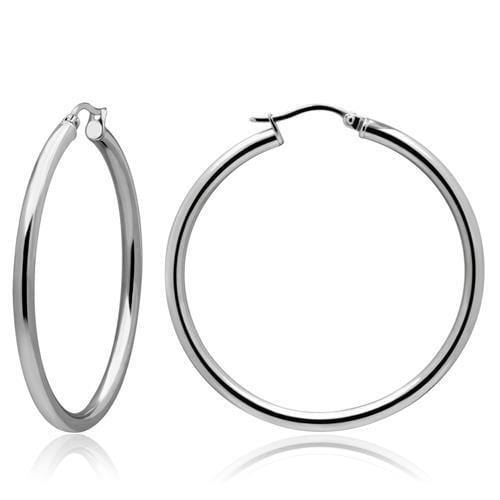 Silver Earrings Hoop Earrings TK425 Stainless Steel Earrings Alamode Fashion Jewelry Outlet