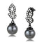 Pandora Earrings TK3483 Black - Stainless Steel Earrings with Synthetic