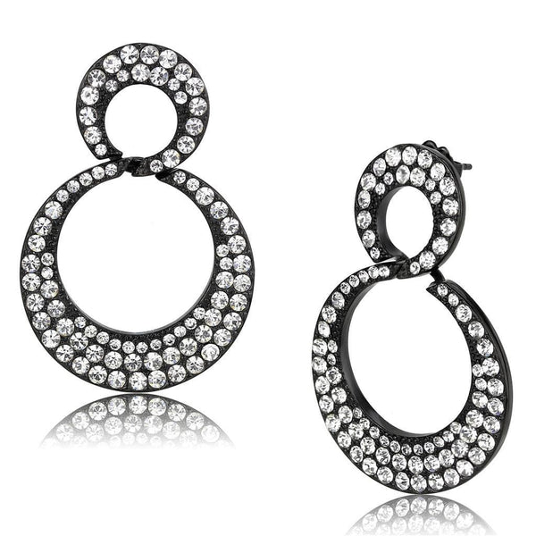 Pandora Earrings TK3493 - Stainless Steel Earrings with Top Grade Crystal