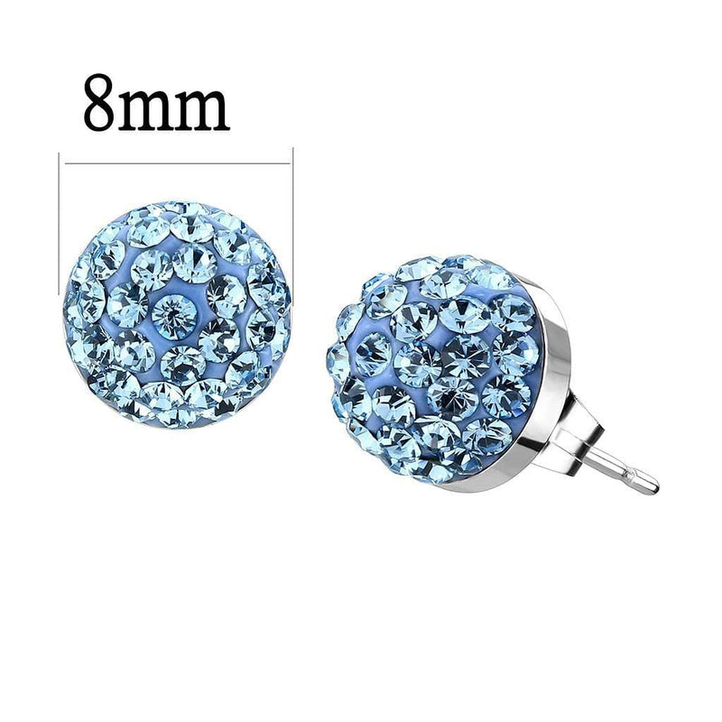 Pandora Earrings TK3546 Stainless Steel Earrings with Top Grade Crystal