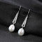 Silver Earrings Romantic Natural Pearl Jewelry Women Luxury Sterling Silver Earrings TIY