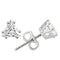Silver Earrings For Women 0W156 Rhodium 925 Sterling Silver Earrings
