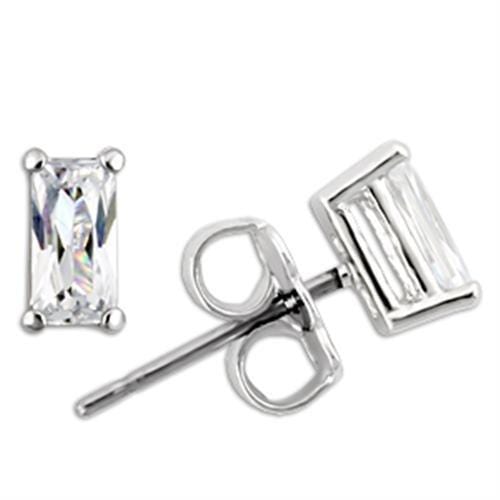 Silver Earrings For Women 0W161 Rhodium 925 Sterling Silver Earrings