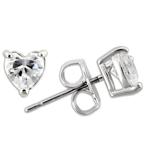 Silver Earrings For Women 0W165 Rhodium 925 Sterling Silver Earrings