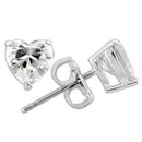Silver Earrings For Women 0W166 Rhodium 925 Sterling Silver Earrings