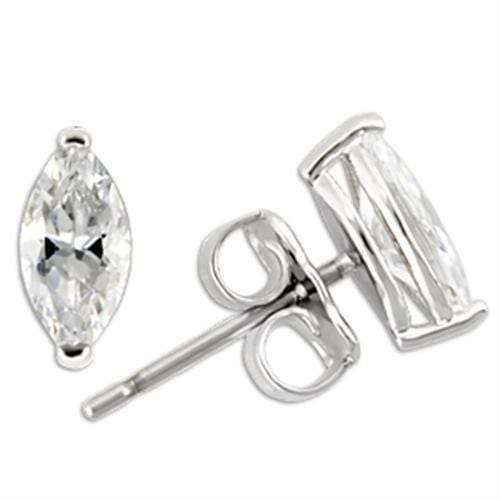 Silver Earrings For Women 0W167 Rhodium 925 Sterling Silver Earrings