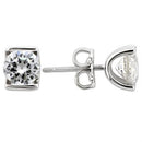 Silver Earrings For Women 0W178 Rhodium 925 Sterling Silver Earrings