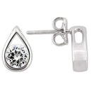 Silver Earrings For Women 0W180 Rhodium 925 Sterling Silver Earrings