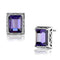 Silver Stud Earrings TK2636 Stainless Steel Earrings with AAA Grade CZ