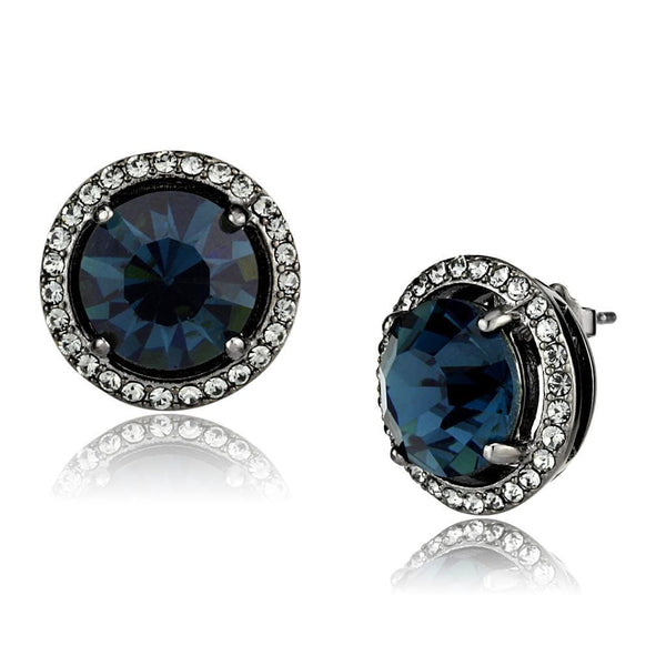 Silver Stud Earrings TK2820 Stainless Steel Earrings with Top Grade Crystal