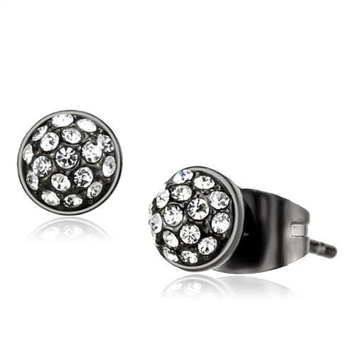 Silver Stud Earrings TK2854 Stainless Steel Earrings with Crystal