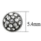 Silver Stud Earrings TK2854 Stainless Steel Earrings with Crystal