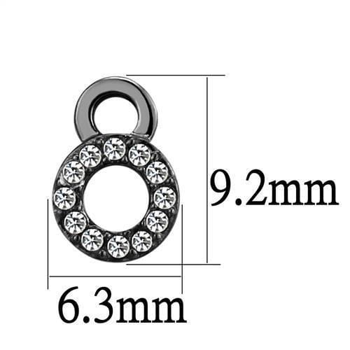 Silver Stud Earrings TK2856 Stainless Steel Earrings with Crystal