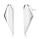 Silver Stud Earrings TK3160 Rhodium Stainless Steel Earrings