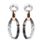 Silver Earrings Simple Geometric Pattern Women Multilayer Earrings TIY