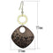 Statement Earrings LO2701 Special Color Iron Earrings with Epoxy