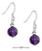 Silver Earrings Sterling Silver 8MM Amethyst Bead Earrings On French Wires JadeMoghul Inc.