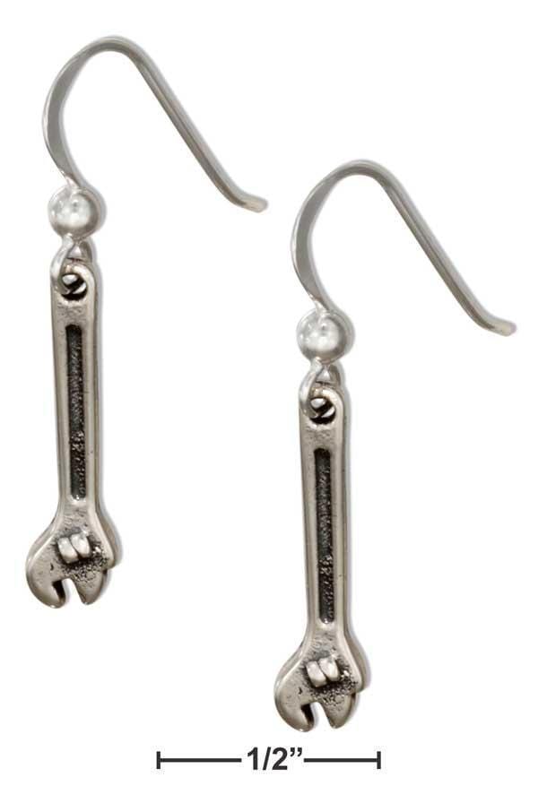 Silver Earrings Sterling Silver Adjustable Wrench Earrings JadeMoghul Inc.