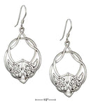 Silver Earrings Sterling Silver Celtic Knot Dangle Earrings JadeMoghul Inc.