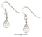 Silver Earrings Sterling Silver Clear April Birthstone Faceted Pear Crystal Dangle Earrings JadeMoghul Inc.