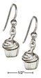 Silver Earrings Sterling Silver Cupcake Earrings JadeMoghul Inc.