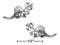 Silver Earrings Sterling Silver Dimetrodon Dinosaur Earrings On Stainless Steel Posts/Nuts JadeMoghul Inc.