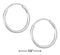 Silver Earrings Sterling Silver Earrings: 16mm Endless Wire Hoop Earrings JadeMoghul
