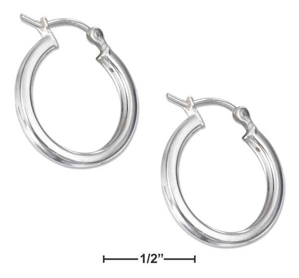 Silver Earrings Sterling Silver Earrings: 18mm Squared Hoop Earrings With French Locks JadeMoghul