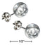Silver Earrings Sterling Silver Earrings:  8mm Ball Earrings On Posts JadeMoghul